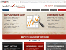Tablet Screenshot of marketsurveytools.com